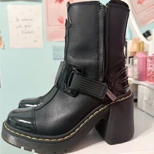 Doc Martens Gaya Alternative Leather Heeled Chelsea Boot
